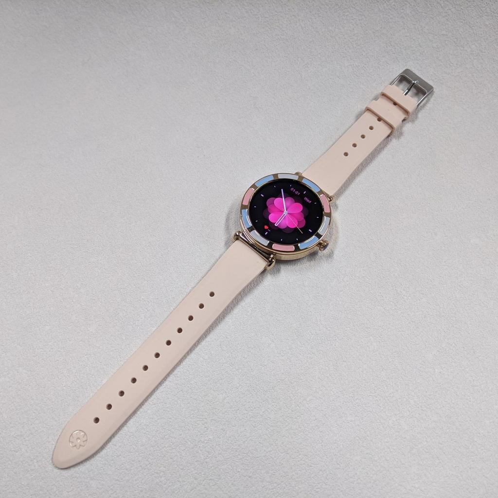 Rainbuvvy P61 Fashion Smart Watch 1.27inch IPS BT5.0 Capacitive Full Touch IP67 Waterproof Heart Rate Android Exquisite Watch