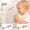 Infant Soothing Chew Toy Baby Silicone Teething Toy, Food-Grade Bite Soother for Gum Newborn Essentials Relief, Anti-Finger Biting Stick, Sensory