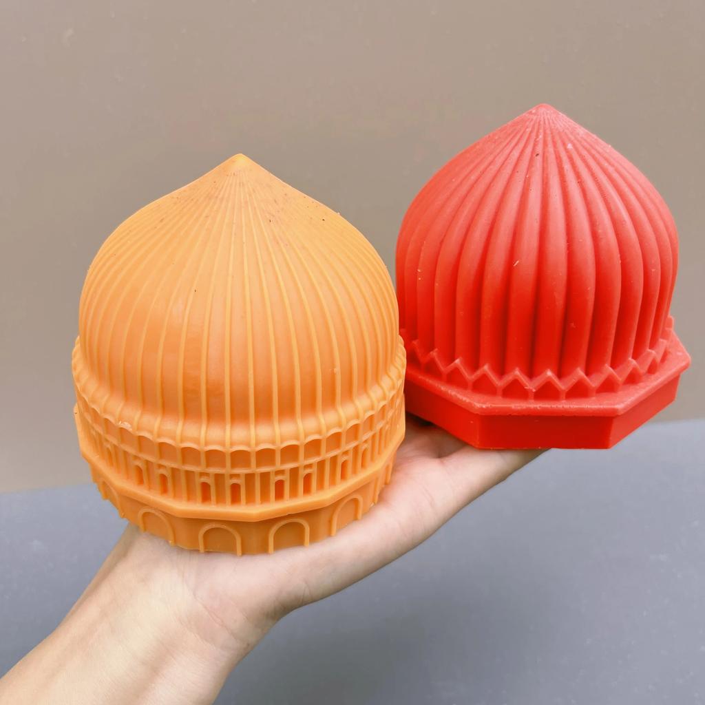 Schloss Kerze Silikonform RRamadan Deko Kerzenform Torbogen Silikonform Mond Stern Sojawachs Ramadan Geschenkidee Heimdeko