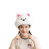 Halloween Cute West Highland Dog Head Hat, Photo Props, Cartoon Head Covers, Photo Props Performance Props