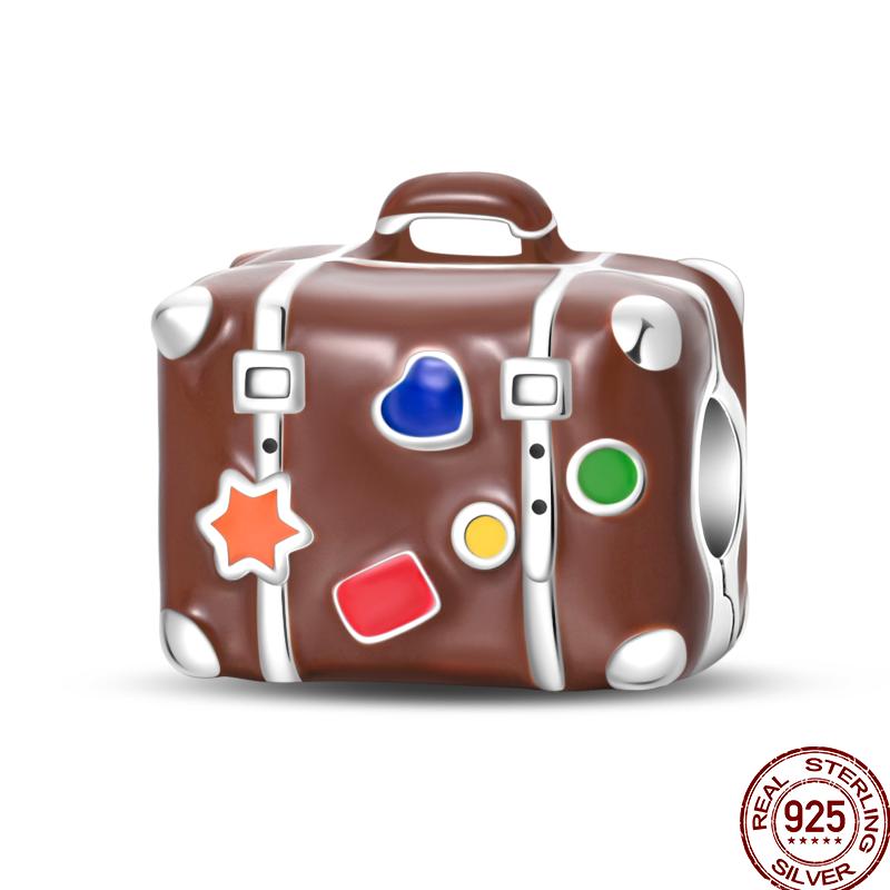 Copper Time Travel Space Travel Camera Bead Pendant Fit 3Mm Original Bracelet Diy Jewelry Gift