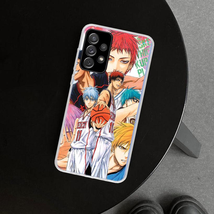 Kuroko Basketball Anime Phone Case Cover For Samsung Galaxy A12 A22 A32 A52 A72 A02S A51 A50S A31 A20S A10S Note 20 Ultra 10 Plu