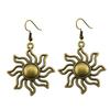 Drop & Dangle Earring Sun Moon Vintage Jewelry SuppliesEarring Size 18x19mm QE030