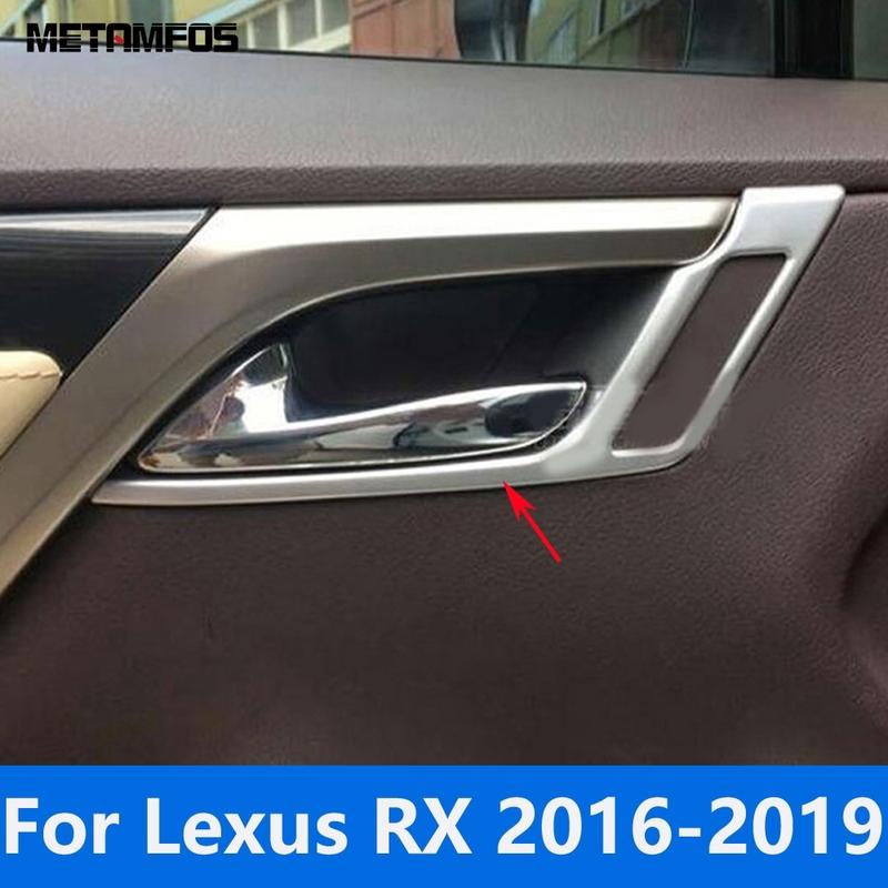 

For Lexus RX 2016 2017 2018 Matte ide Door Handle Bowl Cover Trim Molding Sticker Interior Accessories Car Styling