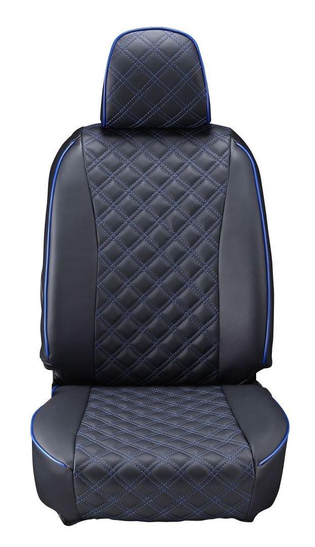 

Clazzio Seat Covers for Wagon MH34S Clazzio Quilted Black x Blue Stitch R/Stingray 2012/9~2017/1 ES-6041 [15ESA6041E]