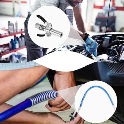 Double Handle Single Handle Oil Nozzle Six Lobe Grease Gear High Pressure Oil Nozzle Handless Non Oil Leaking Gear Oil Nozzle