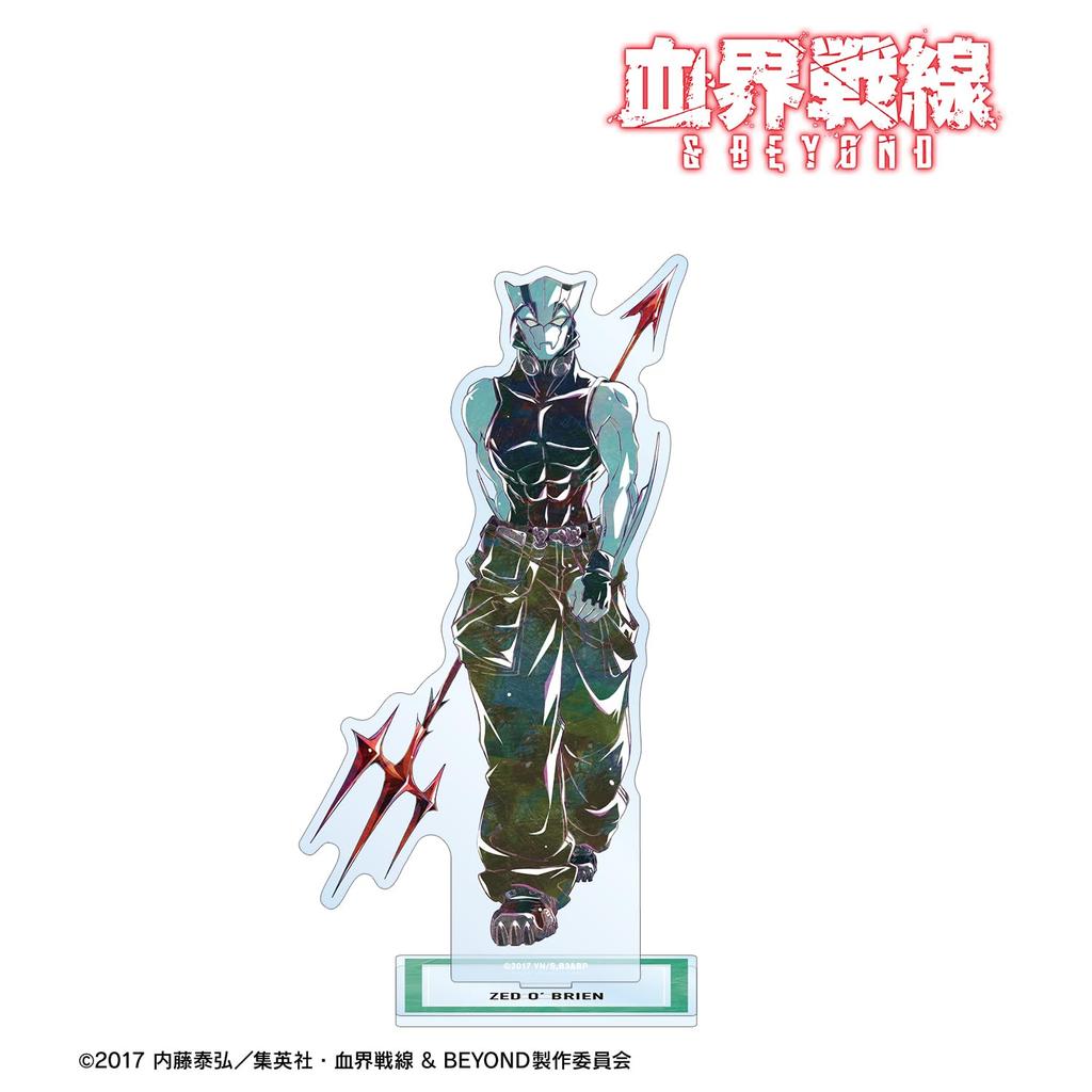 TV Anime "Blood Blockade Battlefront & BEYOND" Zed O'Brien Ani Art 4th Edition Big Acrylic Stand