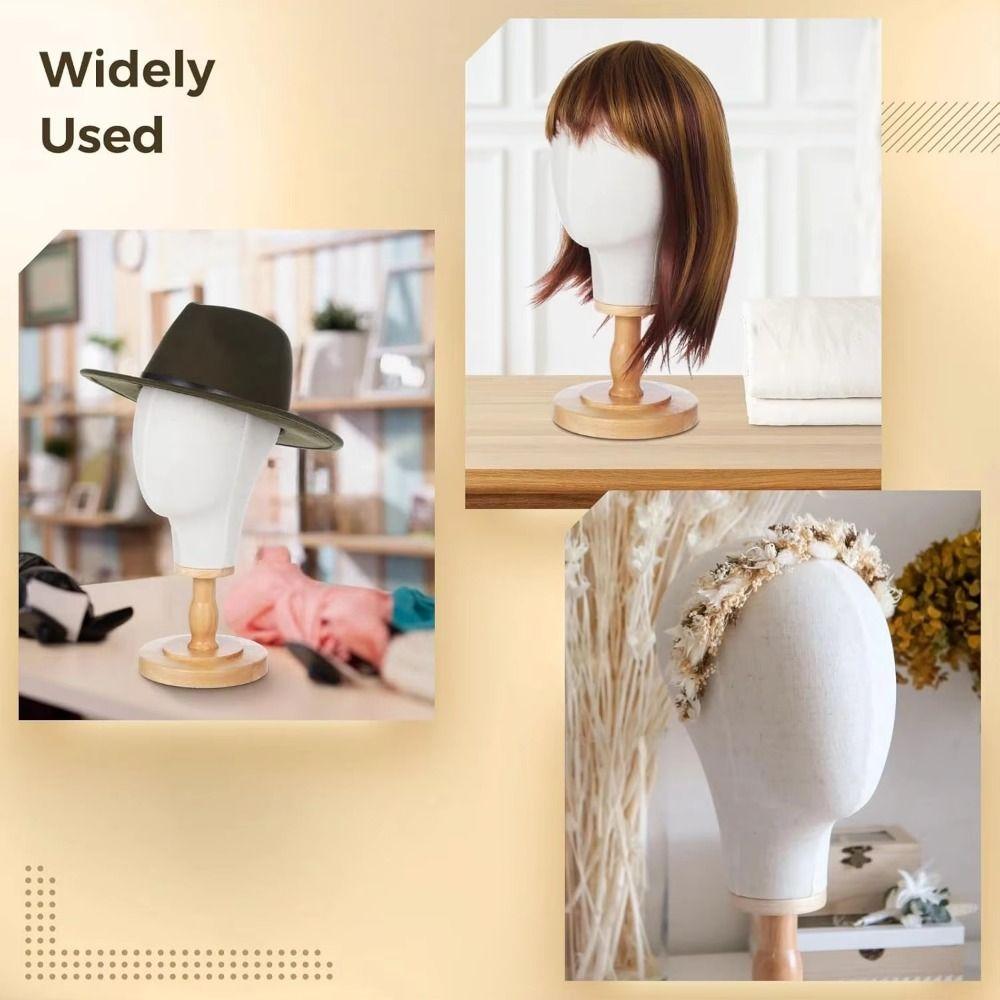 Detachable Wig Head Holders Multi-color Hat Display Stand Hair Drying Model Head Model Salon Use