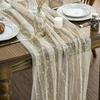 Metallic Foil Table Runner Soft Tulle Table Runner Sheer Chiffon Table Runner  Bride Shower