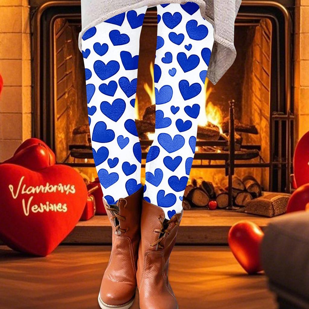 Spodnie damskie z nadrukiem, elastyczne, miękkie, bawełniane, legginsy, codzienne, domowe piżamy