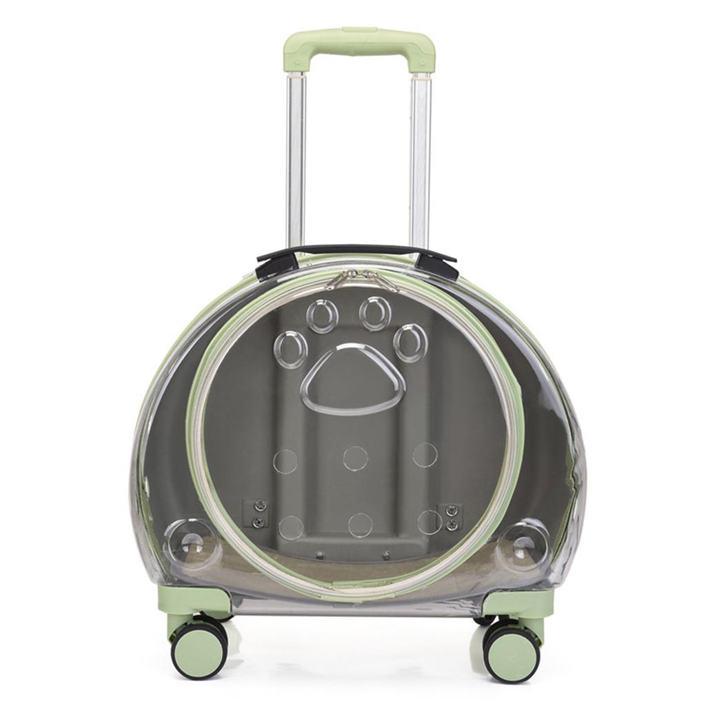 Pet Bubble Backpack Wear Resistant Portable Breathable Pet Trolley Case for Small Pets Kittens Dogs