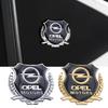 1/2pcs Metal Car Badge Side Trunk Door Window Stickers Decoration Decals For Opel Insignia Astra Antara Meriva Zafira H G Corsa