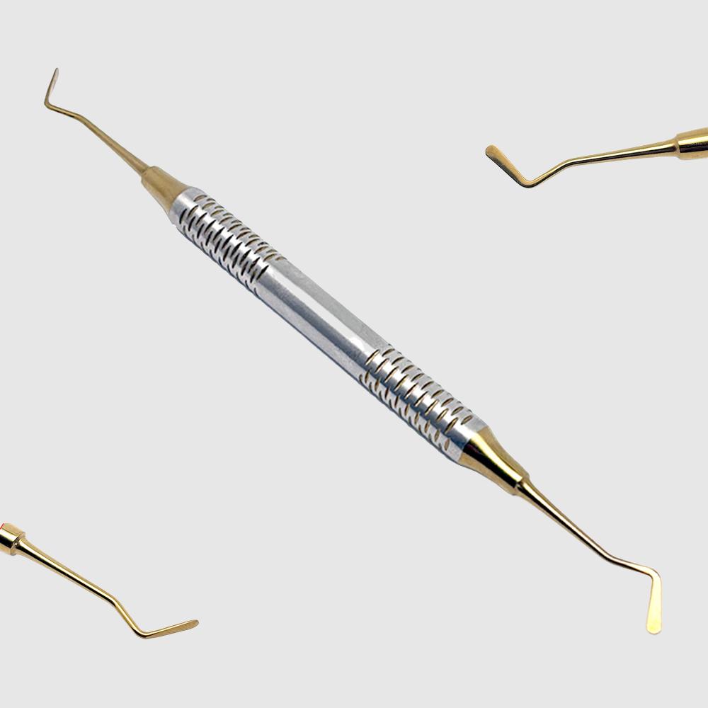 Dental Instrument Tool Composite Resin Filling Tool Dental Cement Powder Filling Instrument Dentist Double-Head Restoration