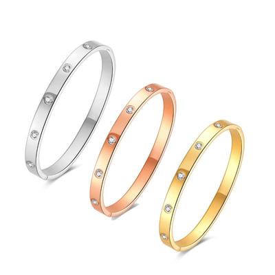 Fashion Bangle Stainless Steel Unfade Bracelet