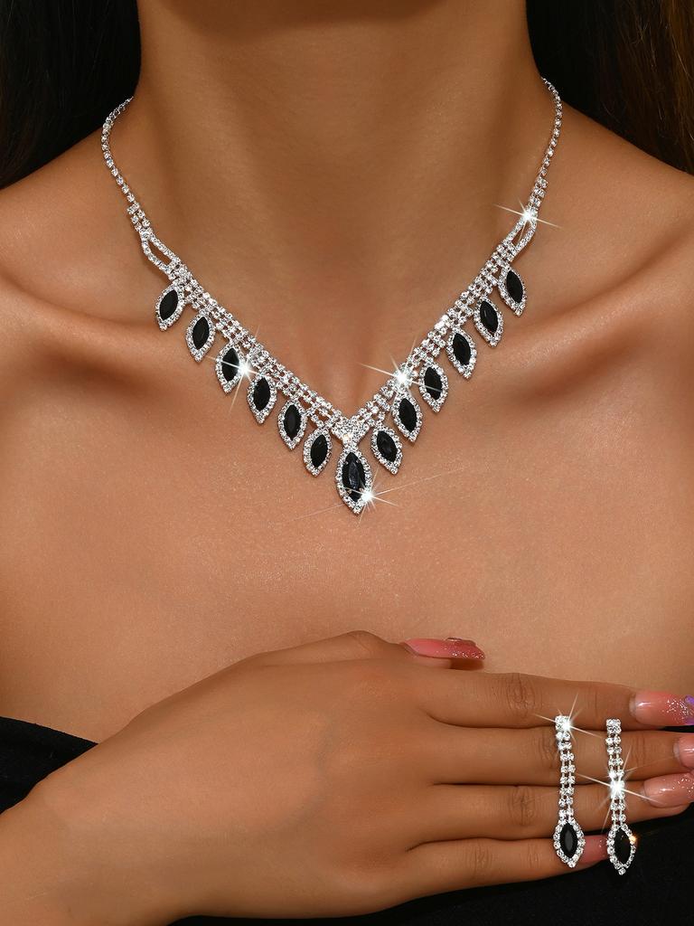 Bridal Accessories Wedding Dress Accessories Jewelry Set Earrings Necklace Bracelet Wedding Set