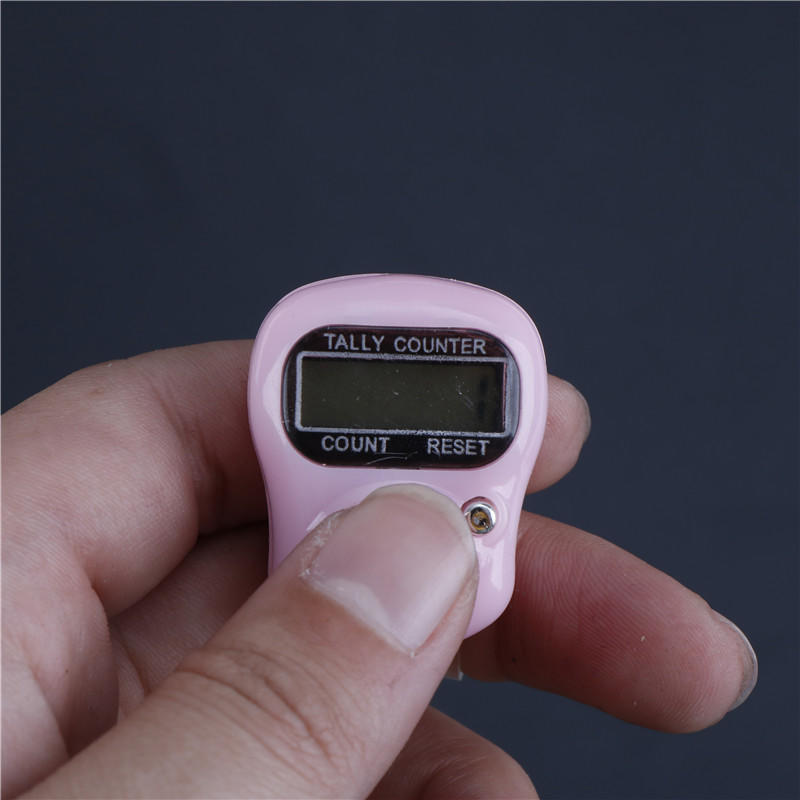 1Pc Stitch Marker And Row Finger Counter Lcd Electronic Digital Tally Counter
