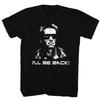 T-shirt Unisex Estiva Terminator con Stampa Retro Film d'Azione Sci-Fi Manica Corta Casual Streetwear Edizione Larga T-shirt