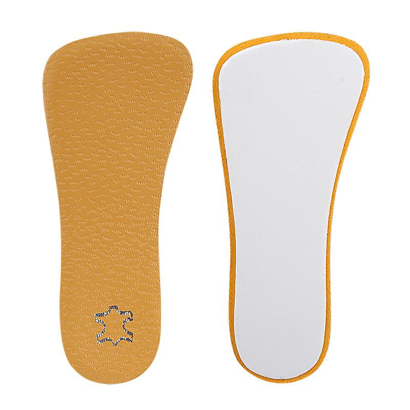 

Positive O Seven-point Pad 3/4X Type O-shaped Leg Orthopedic Insole Foot Inversion Inner and Outer Eight-character Shock Absorption Sports Half Pad L коричневий