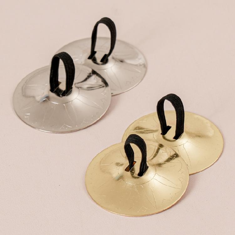 1 Pair Finger Small Cymbals Belly Dancing Cymbals Finger Cymbals Dancing Props