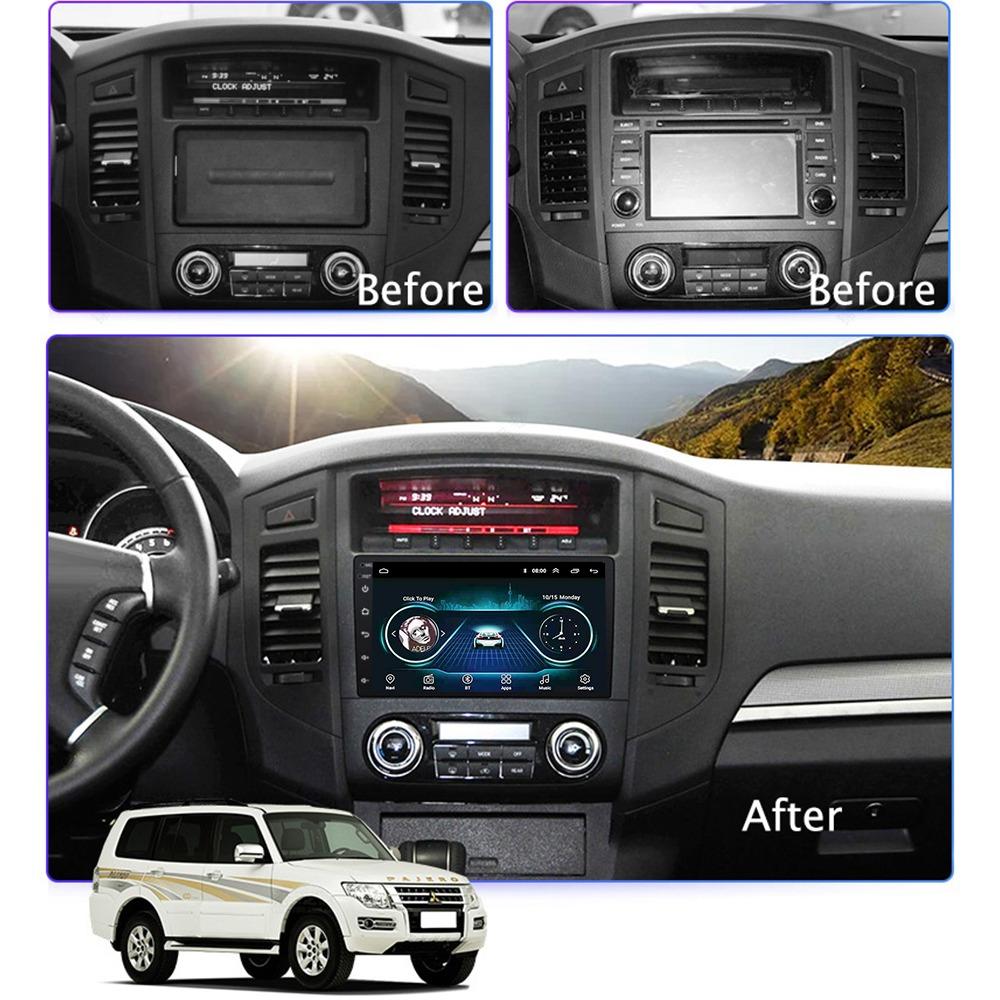 Autorádio s Androidem pro Mitsubishi Pajero 2006-2014, multimediální přehrávač, hlavní jednotka, stereo, GPS navigace, BT, WIFI, 1+16GB