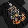 Demon Slayer Shirt Tanjiro T-Shirt Zenitsu KNY Nezuko Inosuke Akaza Muzan Tee