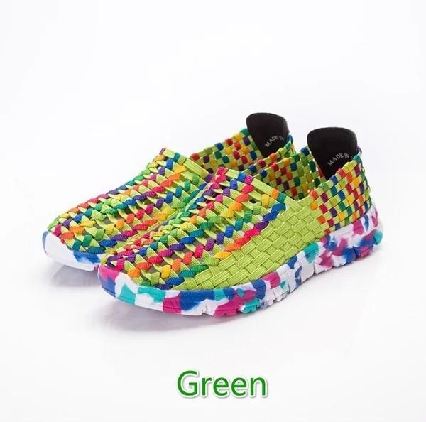 Fashion Women's Sandals Summer 2025 Sneakers Woven Shoes Sandal Womens Summer Woven Soft Sandals Casual Sport Shoes Zapatos De Mujer