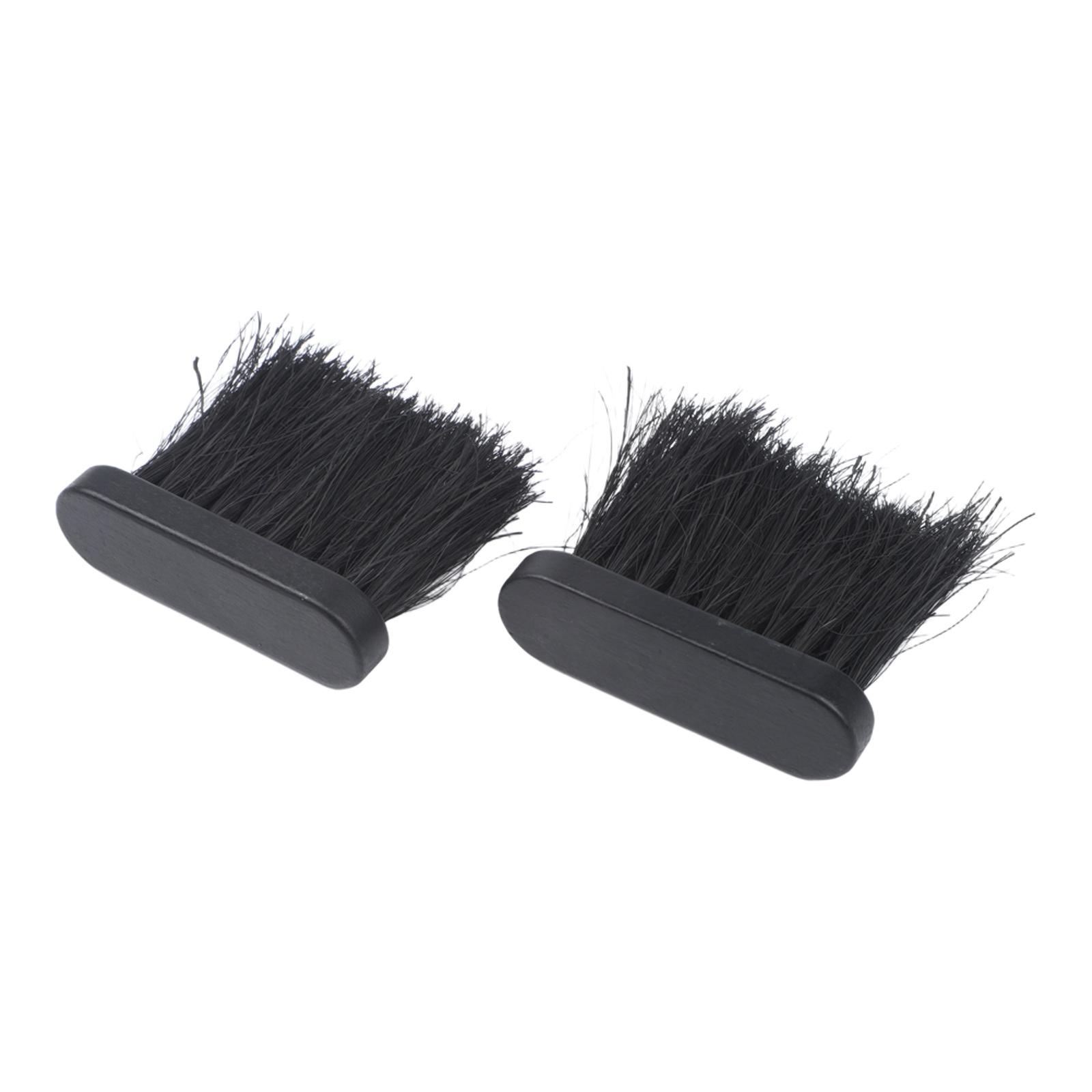 Wood Handle Fireplace Brush Head Coconut Palm Bristles