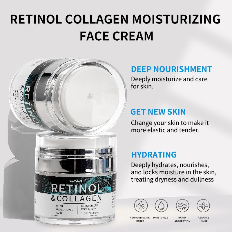 Retinol Cream Moisturizing Lifting Firming Face Collagen Moisturizing Cream Lotion
