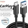 Type-C Dual-Head OTG CarPlay CarLife Navigation C-to-C Data Cable