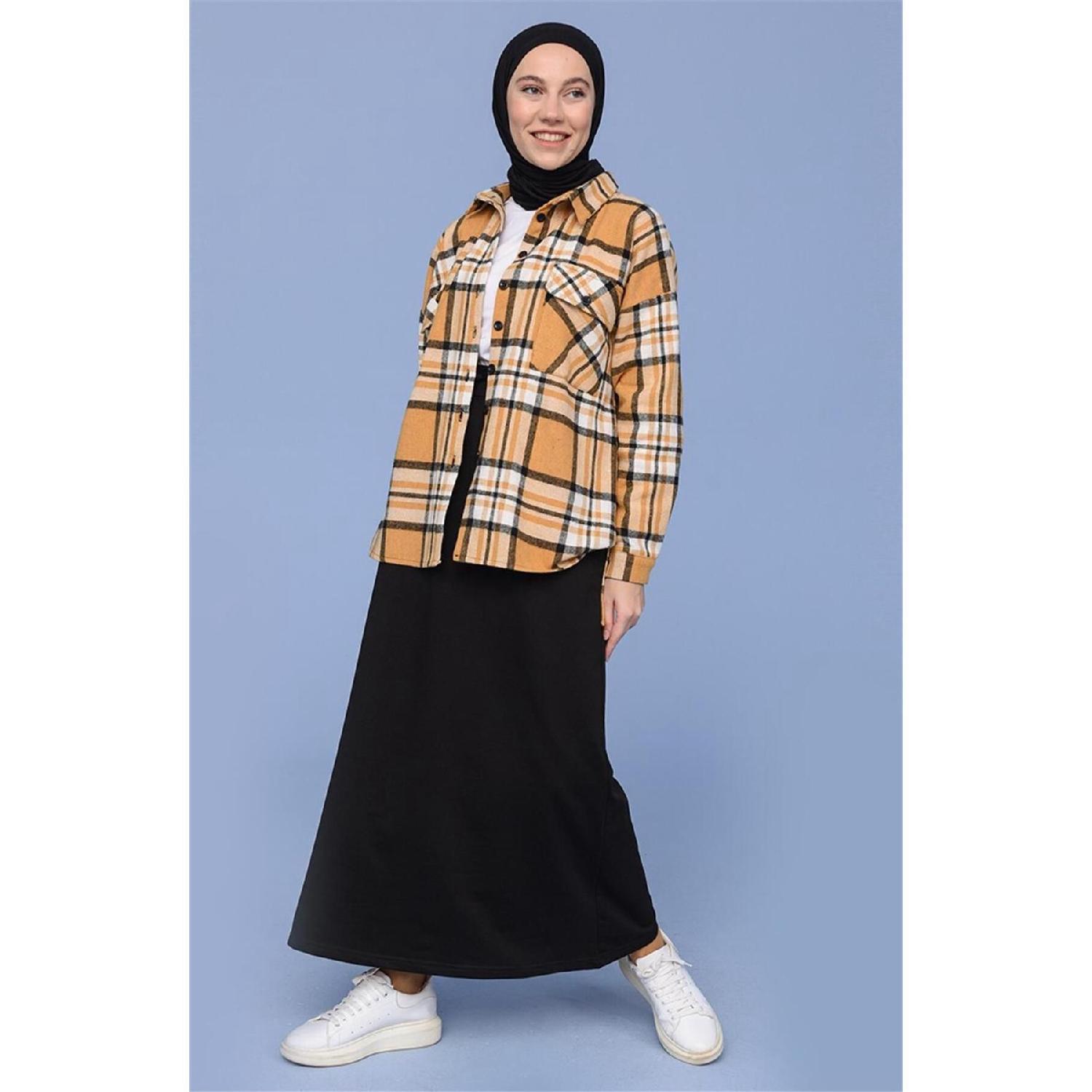 

Спортивная юбка с карманом на завязке на талии - 00152.003 - Черный 36 чёрный