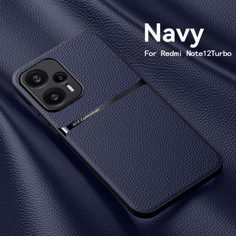 For Xiaomi Poco F5 5G Case Luxury Leather Magnetic Car Holder Phone Case For Poko Poxo F5 F 5 5F PocoF5 TPU Bumper Back Cover