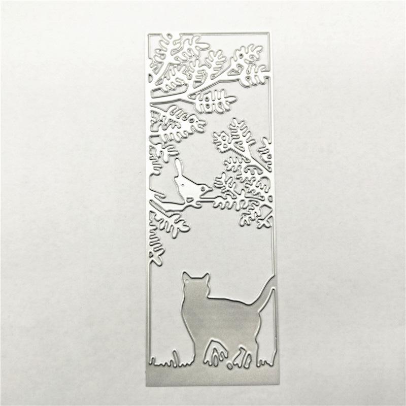 Fustelle Zampa Gatto Scrapbooking Fustelle Segnalibro A Forma Di Zampa Di Gatto - 2 Pezzi In Metallo Per Scrapbooking E Decorazioni Fai Da Te Fustelle Segnalibri