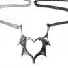 Stylish Couple Necklace Exquisite 3 Colors Valentines Gift