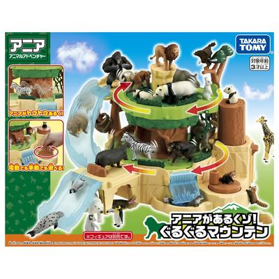 TAKARA TOMY Ania Ania Guruguru Mountain Animal Dinosaur Toy Ages Kuzo! 3+