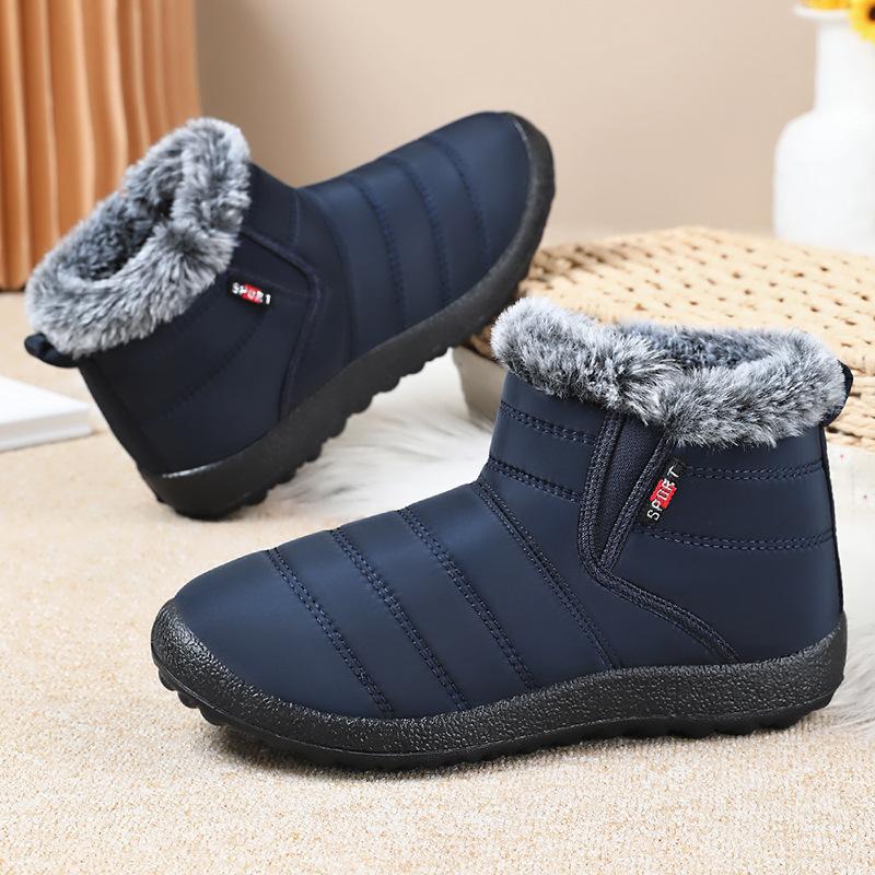 Shoes women's cotton shoes new velvet thickened cotton boots warm snow boots high top comfortable women's boots