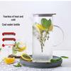 Buydeem 1200ml High Borosilicate Glass Tea Infuser Pitcher with Handle