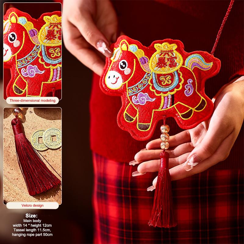 2026 Red Envelopes Chinese  Year Decorations Party Favors Gifts Bags Money Packaging Bags Spring Festival Red Pockets