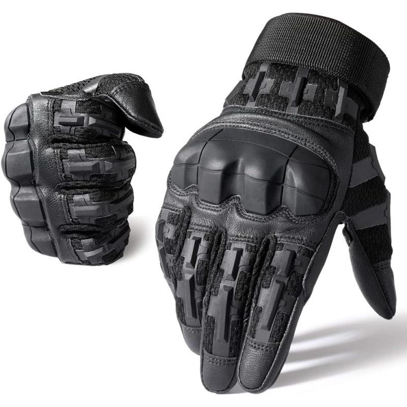 Rubber Guard Tactical Gloves for Men Touchscreen Airsoft Motorcycle Hunting Outdoor