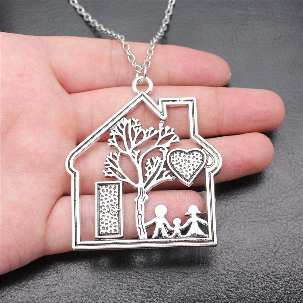 45cm Oder 70cm Lange Kette Halskette Lebensbaum Hochzeitsschmuck Zubehör QN079