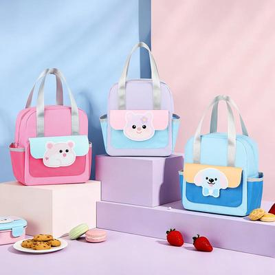 Süße Oxford-Stoff-Bento-Lunchtasche mit verdickter Aluminiumfolien-Isolierung