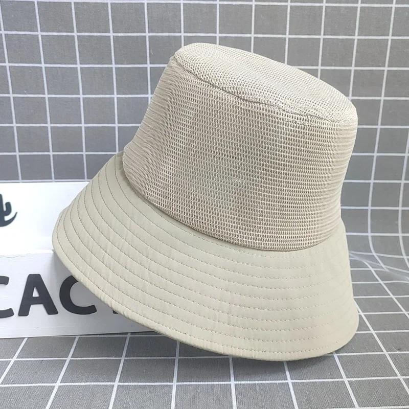 

Deepen Enlarge 62CM summer breathable hollow sunshade hat women s fisherman hat men s large size mesh big head circumference hat XL 61-62cm