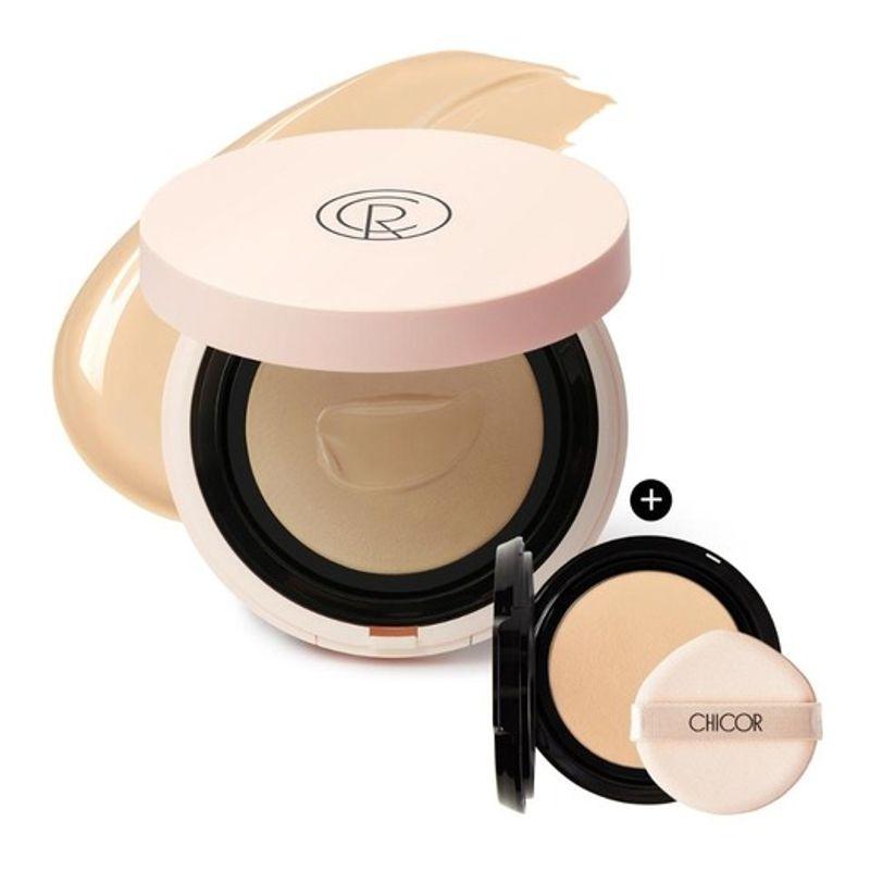 CHICOR MAKEUP [NEW/Sunshine] Chicor Makeup Shine Mesh Cushion Special Set (Main Product + Refill) 001_17 Ivory