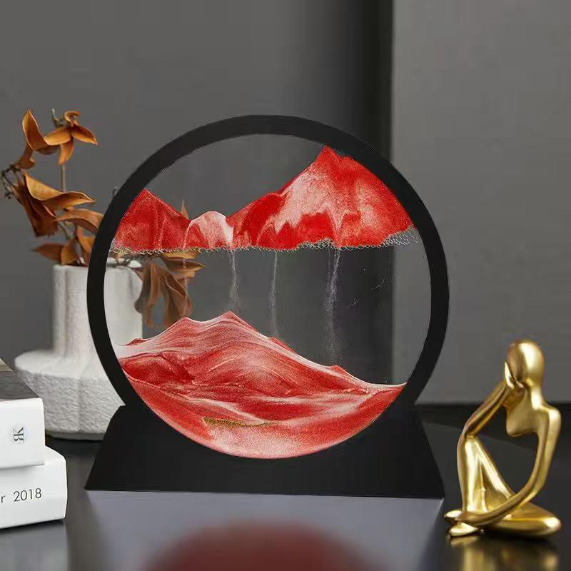 Ornament Klepsydra z Ruchomym Piaskiem: Kreatywna sztuka do dekoracji domu lub biura