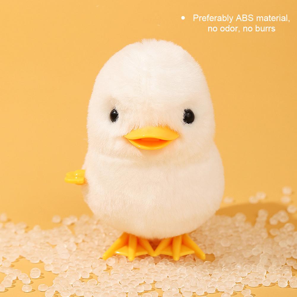 Plüsch-Wind-Up-Küken, Springen, Gehen, Hüpfen, Cartoon-Plüsch-Huhn, Uhrwerk-Kaninchen, Gehen, Küken, Spielzeug, Baby, Spielen, Spielzeug