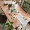 Cotton and Linen Bohemian Table Runner Nordic Style Table Cover Household Table Flag  Dining Table