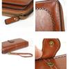 Women Long Wallet Large Capacity Hollow-Out Zipper Wallet Vintage Multi Card Holder Phone Purse Wristlet Clutch Lady Card Holder Coin Purse