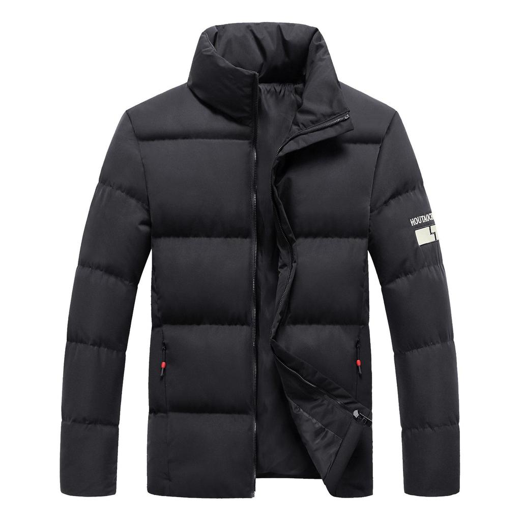 Cotton Men's Slim Winter Stand-up Collar Men's Padded Jacket Down Padded Jacket Thicker Padded Jacket for Men