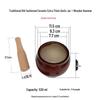 Traditional Ceramic Garlic Mortar and Pestle Set