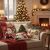 Plush Decorative Pillowcase 45*45cm Throw Pillow Cover Elegant Christmas Cushion Cover  Home Decor