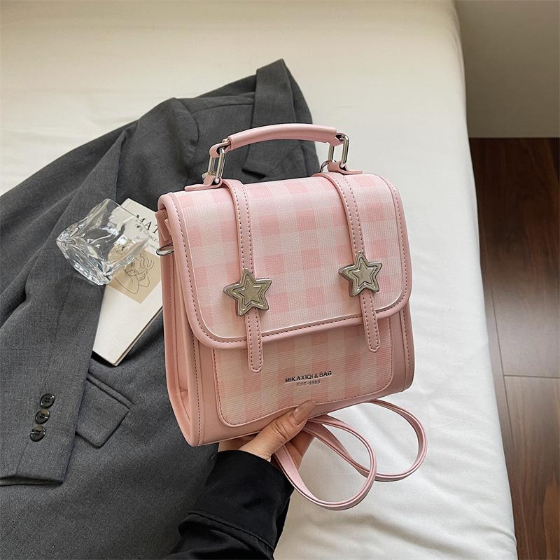 Schoolbag Foreign Style Simple Personality 1011 Spring New Bag Fashion Leisure Trend Backpack Women Niche Backpack